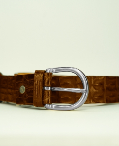 Hornback Belt in Cognac | Zambezi Grace