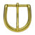 Classic Round Buckle in Brass